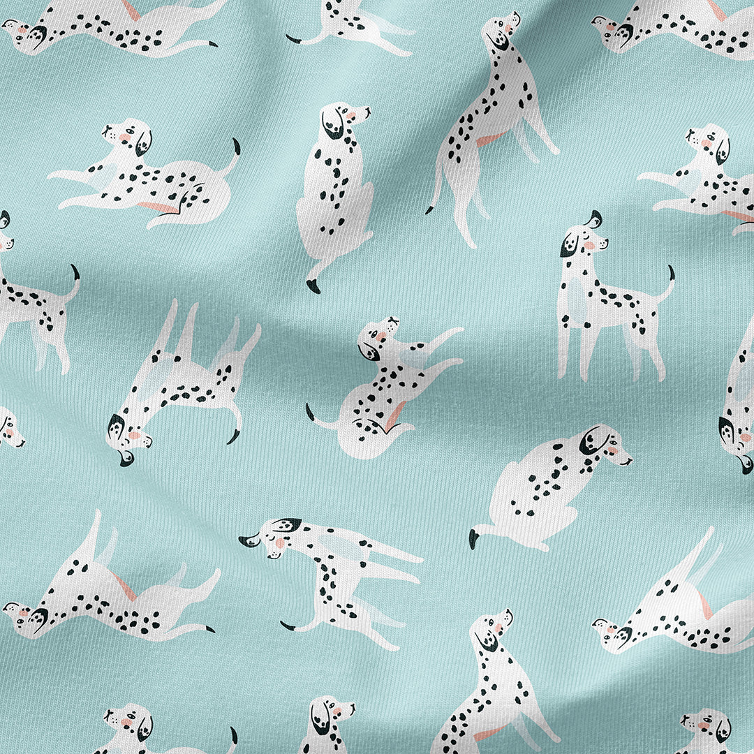 Dalmatian Dog fabric for Garden Cushions, Dressmaking, Crafts Custom