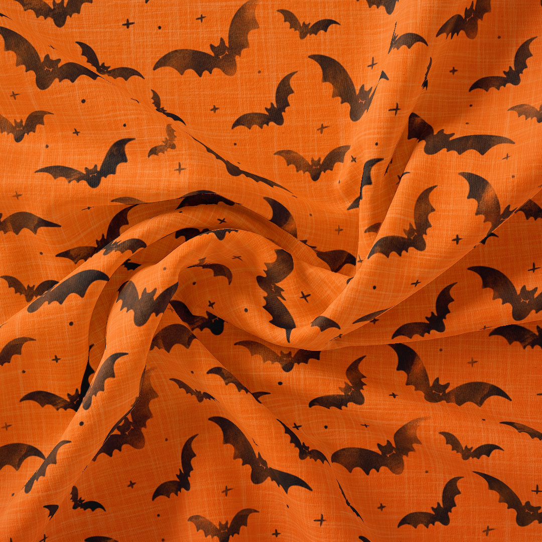 Bats Halloween fabric for sewing Crafts, Clothing and Bags Custom