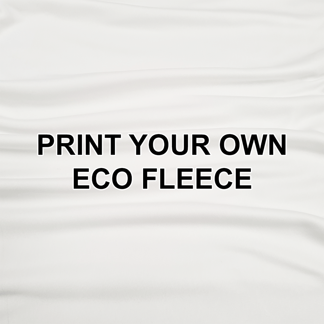 Print Your Own Design on Eco Fleece PYO Custom Fabrics UK