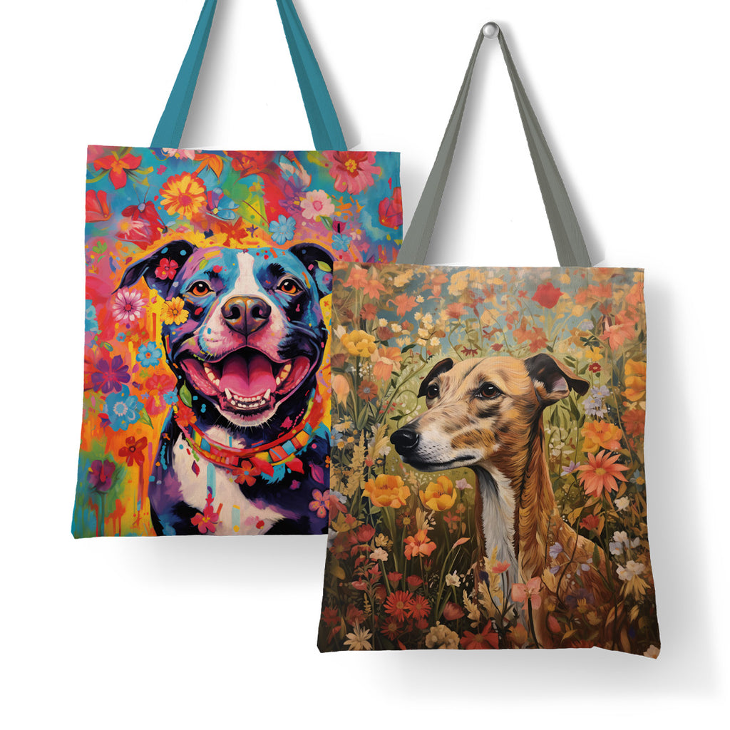 Dogs Tote Panels