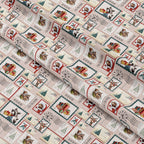 Letters To Santa Pink Fabric