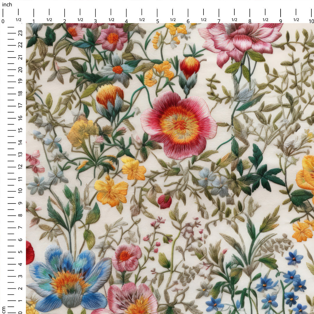 Daphne Embroidery Fabric