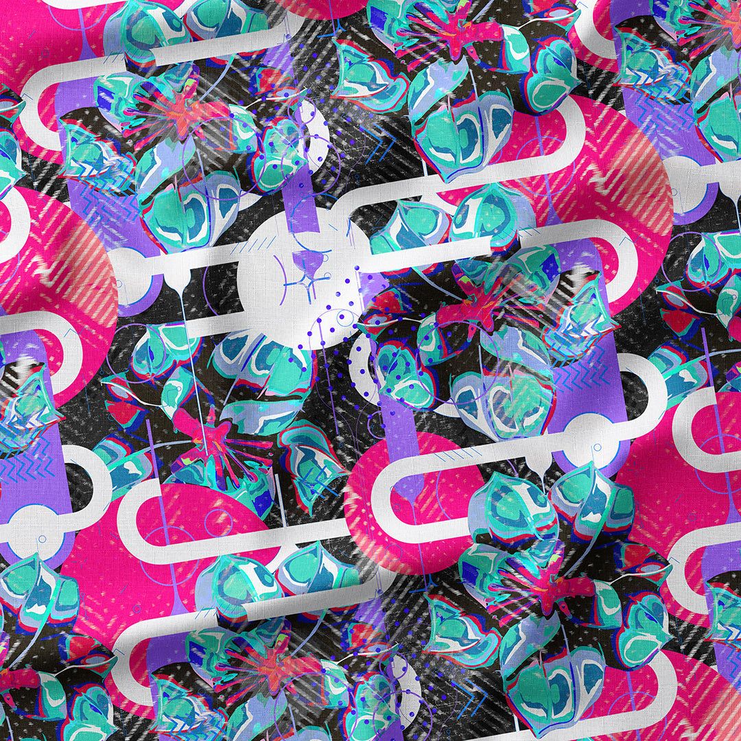 Funky Geo Abstract Fabric