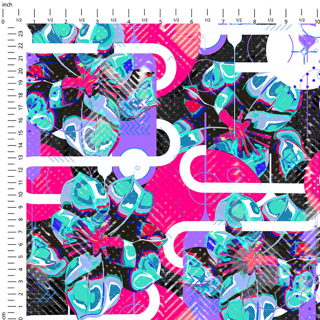 Funky Geo Abstract Fabric