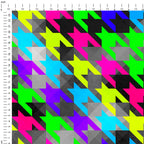 Highlighter Hounds Tooth Fabric