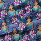 Jasmine and Lotus Fabric