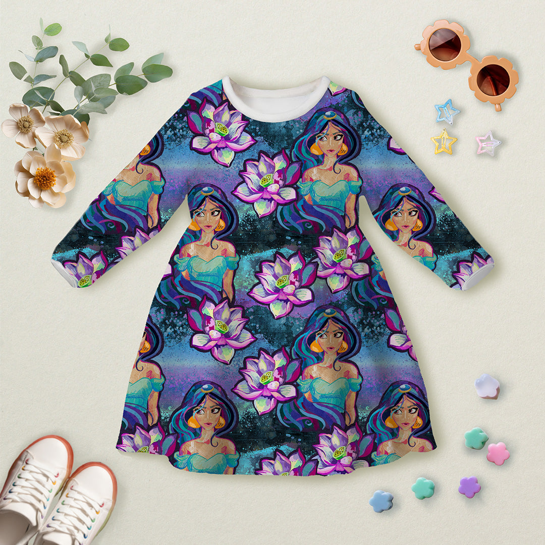 Jasmine and Lotus Fabric