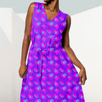 Neon Blue Leopard Fabric