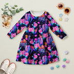 Neon Cactus Sparkle Fabric