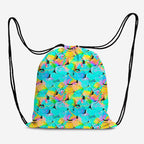 Neon Hearts Fabric