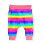 Rainbow Linen Stripes Fabric