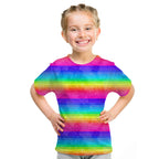 Rainbow Linen Stripes Fabric