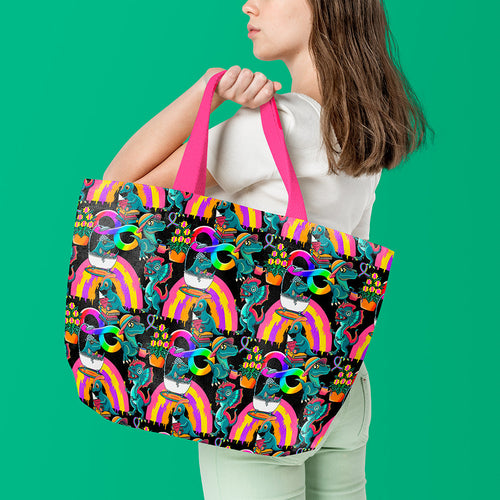 Autism Dinos Fabric
