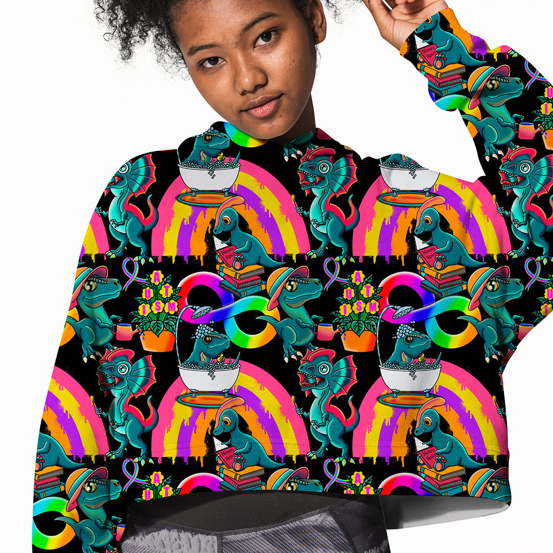 Autism Dinos Fabric