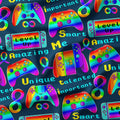 Autism Gamer Fabric