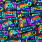 Autism Gamer Fabric