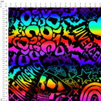 Neon Neurospicy Fabric