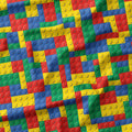 Colourful Blocks Fabric
