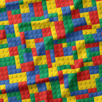 Colourful Blocks Fabric