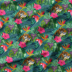 Tropical Tiger Fabric