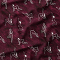 Yoga Flow Bordeaux Fabric