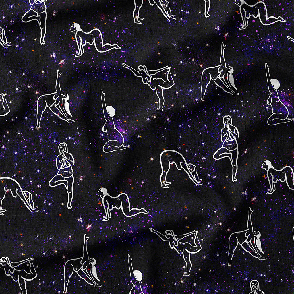Yoga Flow Galaxy Fabric