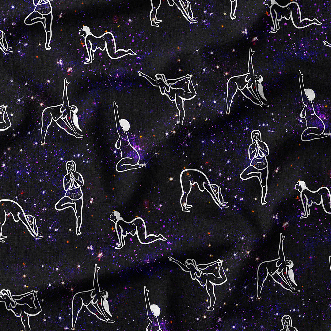 Yoga Flow Galaxy Fabric