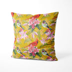 Birds On Mustard Fabric