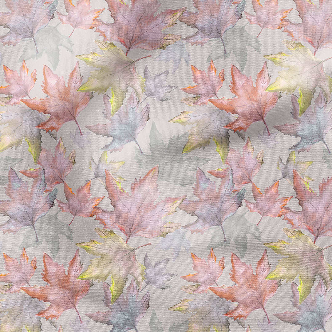 Autumn Leaves Blush Fabric