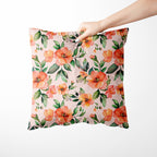 Peach Flowers Fabric