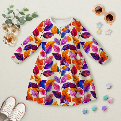 Colourful Leaves Fabric