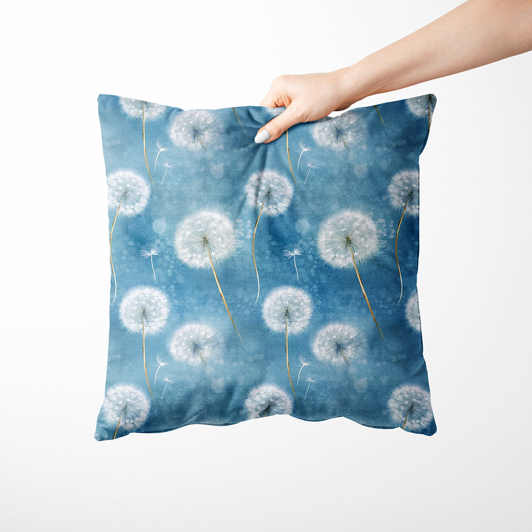 Dandelions Blue Fabric