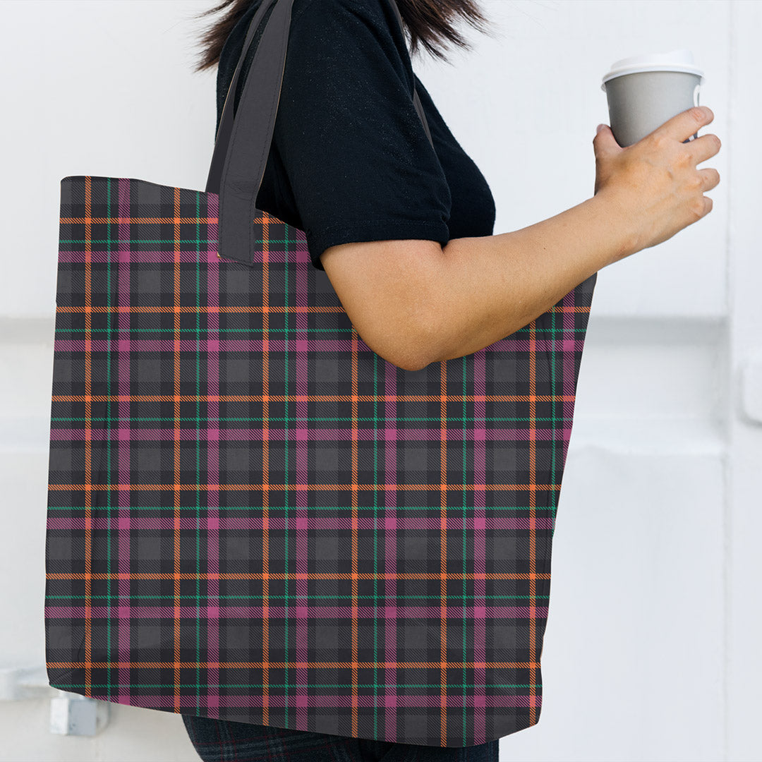 Grey and Heather Plaid Fabric 1198