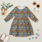 Knitted Rainbows Fabric