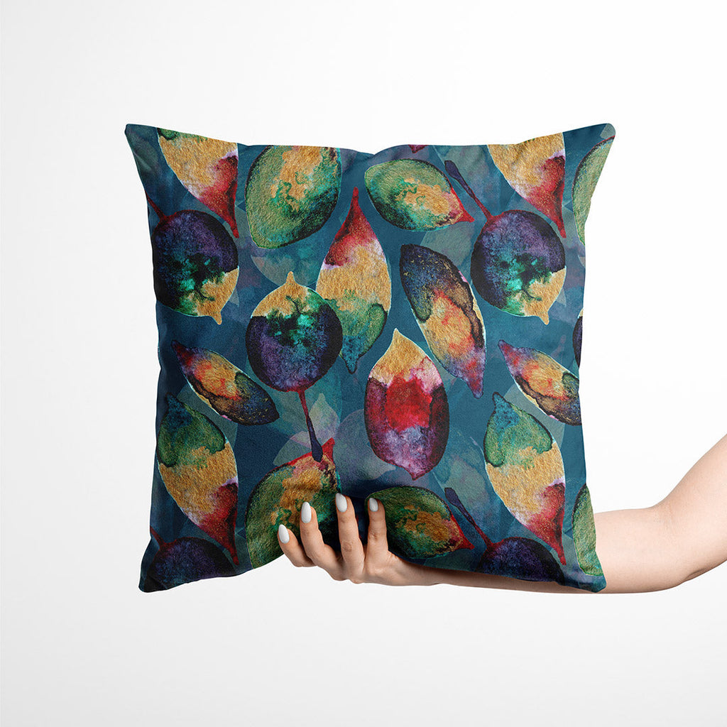 Leaves Teal Fabric