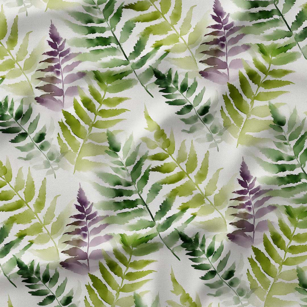 Watercolour Fern Fabric