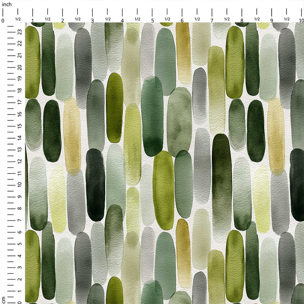 Watercolour Brushstrokes Fabric