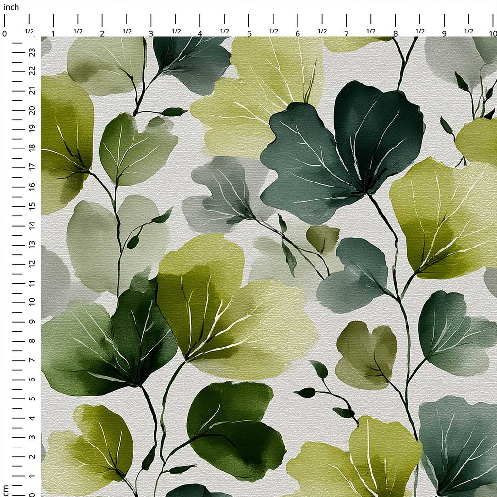 Watercolour Ivy Fabric