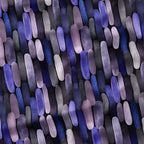 Watercolour Midnight Brushstrokes Fabric