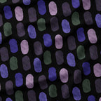 Watercolour Midnight Brushstrokes 2 Fabric