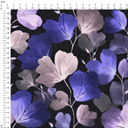 Watercolour Midnight Ivy Fabric