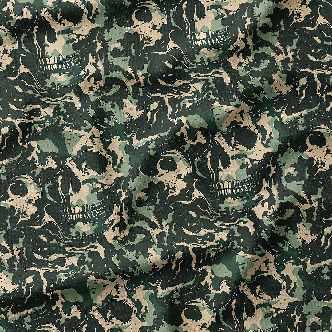 Skull Camouflage Fabric