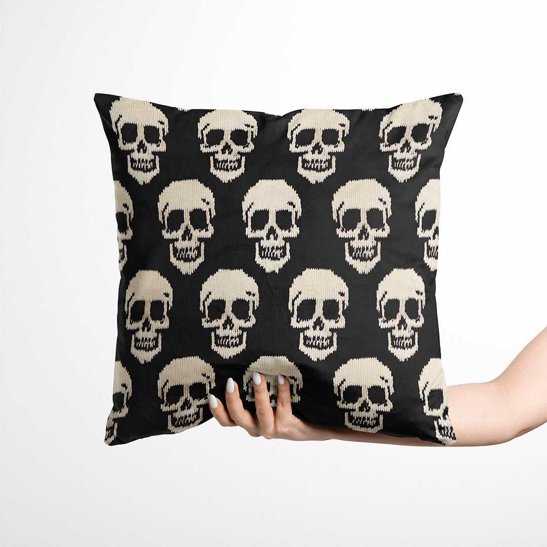 Skulls Sweater Fabric