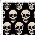Skulls Sweater Fabric
