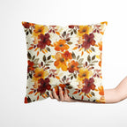 Watercolour Autumn Floral Fabric
