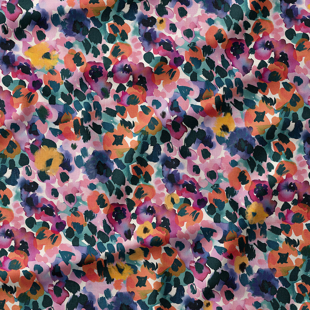 Watercolour Floral Symphony Fabric