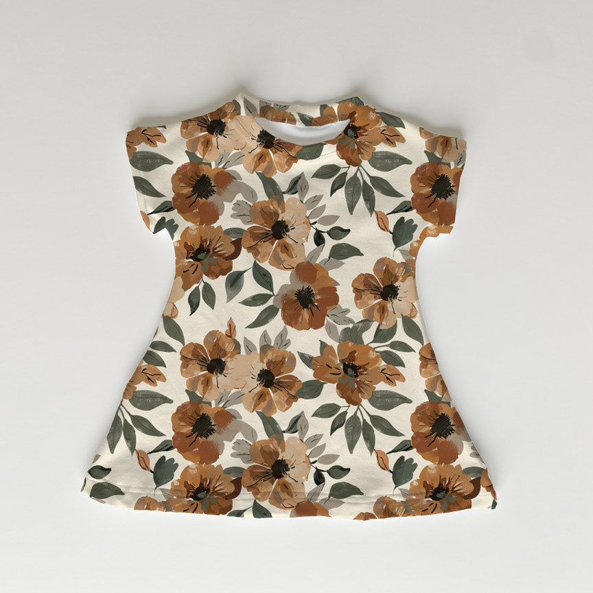 Muted Flowers Fabric