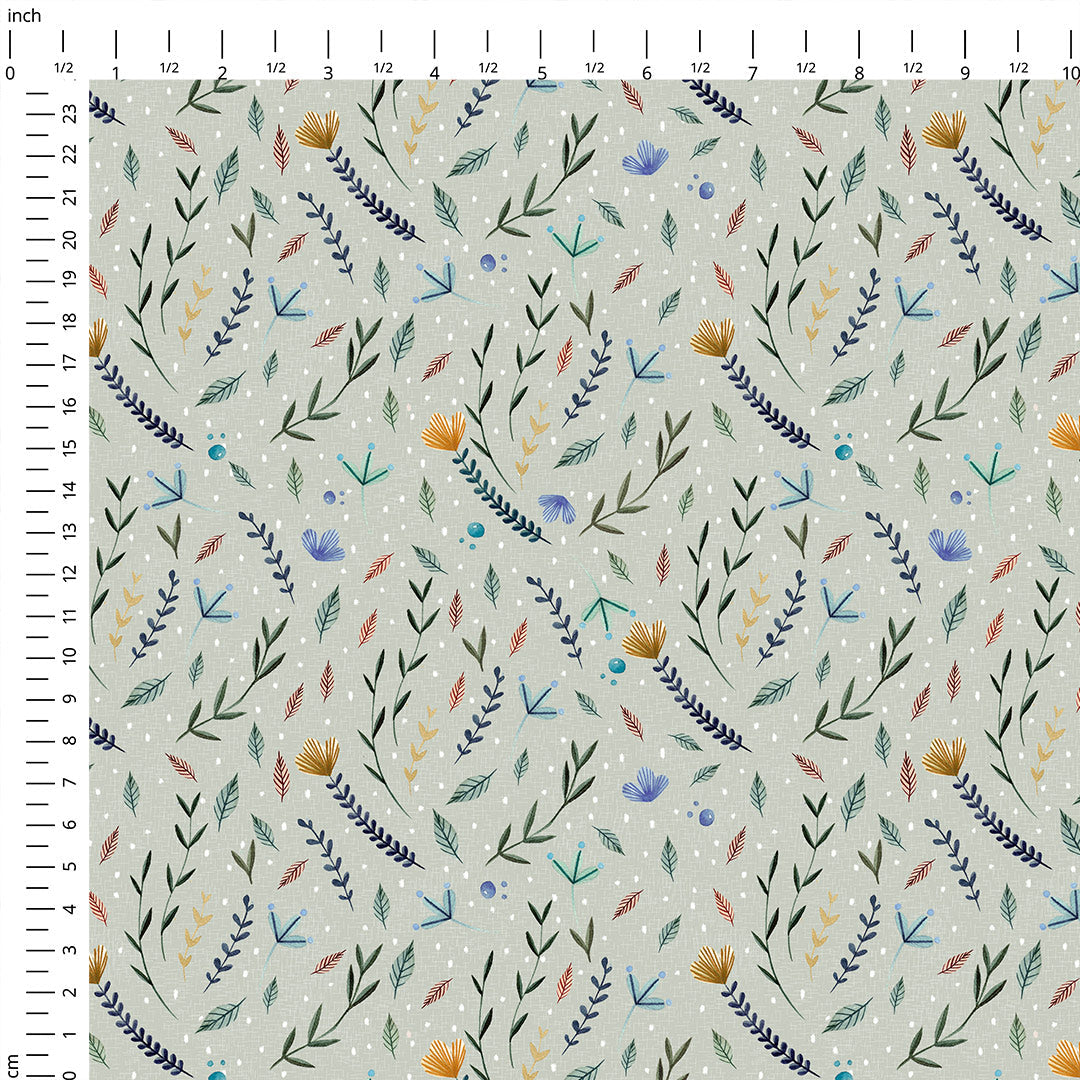 Nutmeg Foliage Fabric