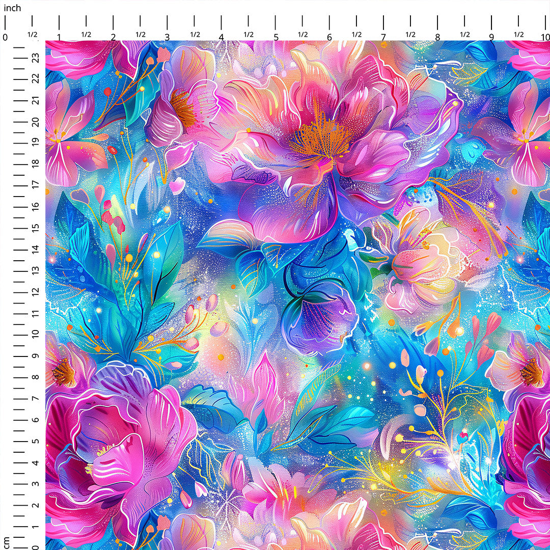 Enchanted Flowers Fabric