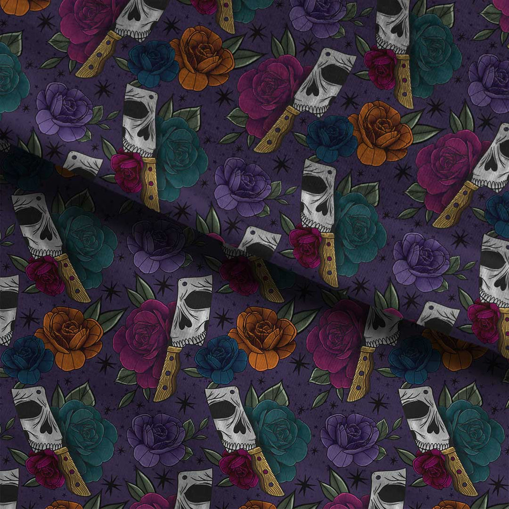 Deadly Roses Fabric